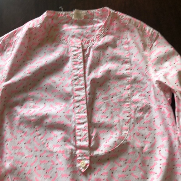 Crewcuts Long sleeves shirt pink and white - Picture 3 of 6
